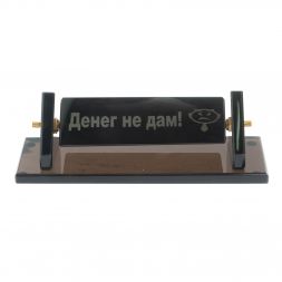 Шефик камень черный обсидиан "Призма" трехсторонний