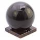 Шар из черного обсидиана 10 см на подставке 124718