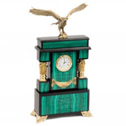 Часы &amp;quot;Орел&amp;quot; большой малахит