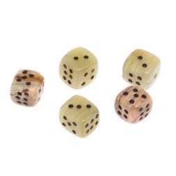 Кубики игральные из оникса 1,4 см 2 шт