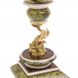 Шар "Антистресс" из змеевика 10,5 см