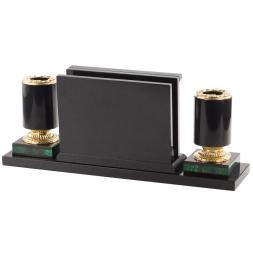 Письменный набор &amp;quot;Герб Российской Федерации&amp;quot; из малахита