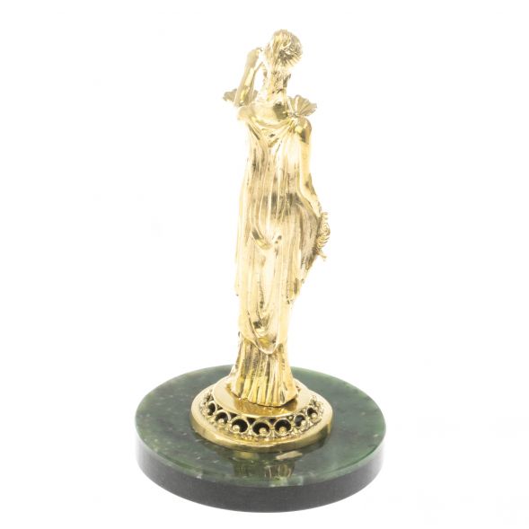 Статуэтка &amp;quot;Фемида&amp;quot; на нефрите 8х8х14,5 см 128925