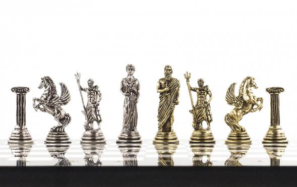 Шахматы &amp;quot;Римские лучники&amp;quot; 28х28 см из мрамора 120741