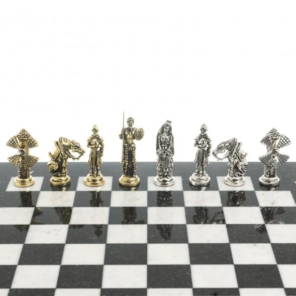 Шахматы &amp;quot;Дон Кихот&amp;quot; доска 36х36 см камень мрамор 122881