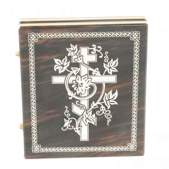 Икона складная &amp;quot;Семистрельная БМ&amp;quot;  камень обсидиан 123000