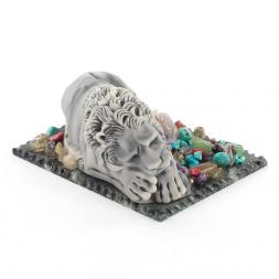 Сувенир &amp;quot;Лев спит&amp;quot; из мрамолита