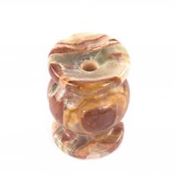 Церковный подсвечник из камня оникс 3,7х4,7 см (1,4х2)