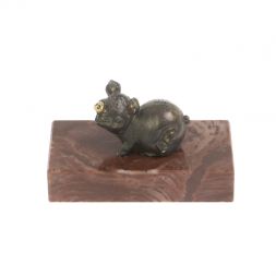 Статуэтка &amp;quot;Фунтик&amp;quot; из бронзы и лемезита