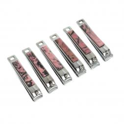 Кусачки для ногтей с камнем родонит