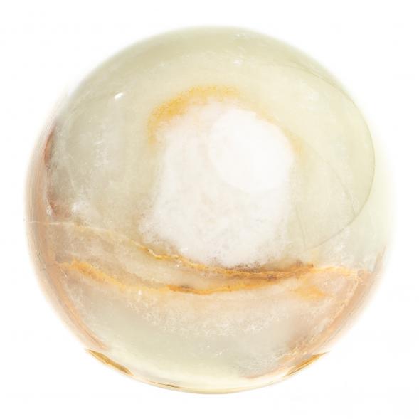 Шар из оникса зелено-коричневый 6 см (2,5) 123930