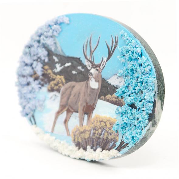 Панно из камня на подставке &amp;quot;Олень&amp;quot; 116889