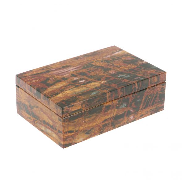 Шкатулка из яшмы 15,8х10,5х6,3 см 127705