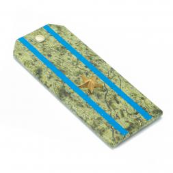 Сувенирный магнит "Погон Майор ВВС, ВКС, ВДВ" камень змеевик