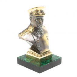 Статуэтка &amp;quot;Сталин&amp;quot; из бронзы и малахита