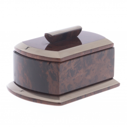 Шкатулка &amp;quot;Оригинал&amp;quot; камень обсидиан малая 12,5х6,5х8,5 см