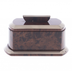 Шкатулка &amp;quot;Оригинал&amp;quot; камень обсидиан малая 12,5х6,5х8,5 см