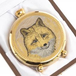 Фляжка с гравюрой &amp;quot;Лиса&amp;quot; Златоуст