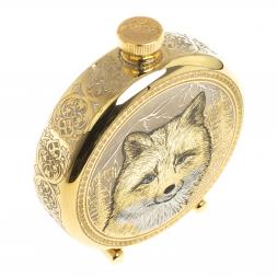 Фляжка с гравюрой &amp;quot;Лиса&amp;quot; Златоуст