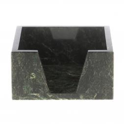 Лоток для бумаг &amp;quot;Кубарик&amp;quot; из шабровского змеевика 11х11х5 см