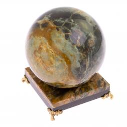 Шар на подставке из офиокальцита 12,5 см