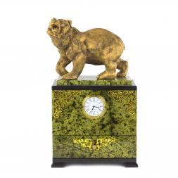 Часы с выдвижным ящиком &amp;quot;Рычащий медведь&amp;quot;