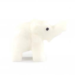 Фигурка из камня оникс &amp;quot;Белый слон&amp;quot; 5,3х2,3х3,9 см (2)