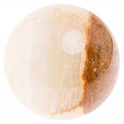 Шар из белого оникса 7 см (3)