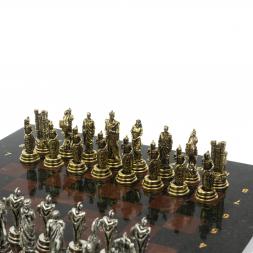 Шахматы &amp;quot;Троянская война&amp;quot; 28х28 см из лемезита