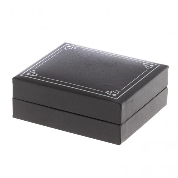 Запонки камень серафинит круглые 124427