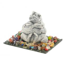 Сувенир &amp;quot;Енот с кругом&amp;quot; из мрамолита