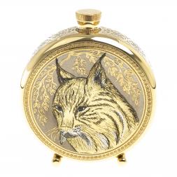 Фляжка с гравюрой &amp;quot;Рысь&amp;quot; Златоуст
