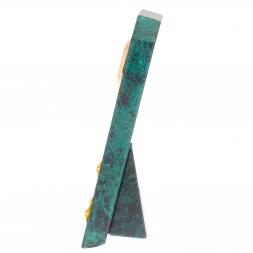 Часы &amp;quot;Погон старший лейтенант ВВС, ВКС, ВДВ&amp;quot; камень змеевик