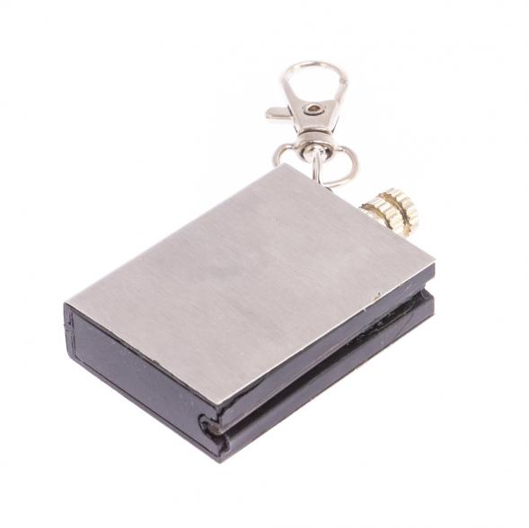 Брелок огниво &amp;quot;Вечная спичка&amp;quot; с накладкой из камня амазонит 2,8х1,3х5 см 126687