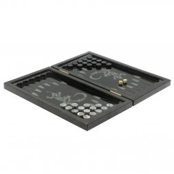 Нарды с гравировкой "Орел / Ящерица" камень гранит