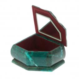 Шкатулка с расписной крышкой &amp;quot;Зимняя ночь&amp;quot; 11х9х6,5 см