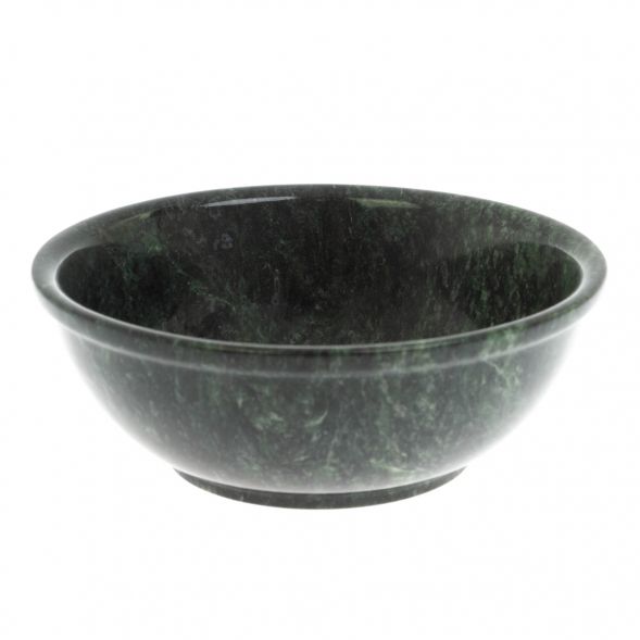 Тарелка из камня змеевик шабровский 13,5х13,5х5 см 129312