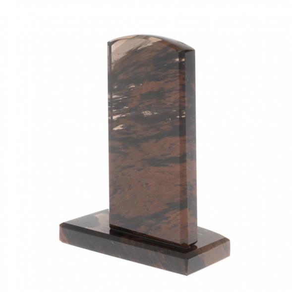 Икона настольная &amp;quot;Спаситель&amp;quot; камень обсидиан 129655