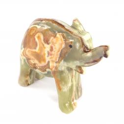 Фигурка &amp;quot;Индийский слон&amp;quot; камень оникс 12,8х5х11,2 см (5)