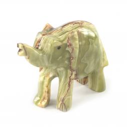 Фигурка &amp;quot;Индийский слон&amp;quot; камень оникс 12,8х5х11,2 см (5)
