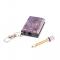 Брелок огниво &amp;quot;Вечная спичка&amp;quot; с накладкой из камня чароит 2,8х1,3х5 см