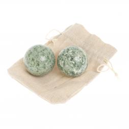 Шары для массажа из жадеита 4 см 2 шт