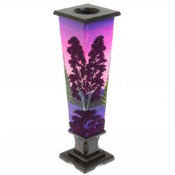 Ваза &amp;quot;Рассвет&amp;quot; каменная крошка черный змеевик