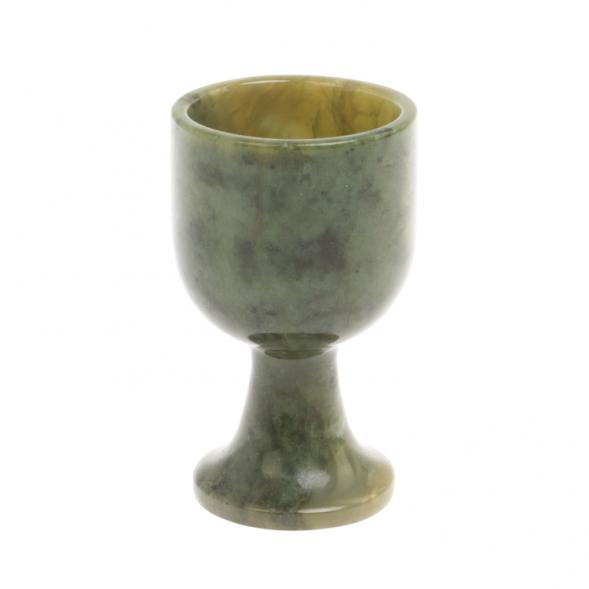 Рюмка на ножке из нефрита 20 мл 4х6,5 см 126765