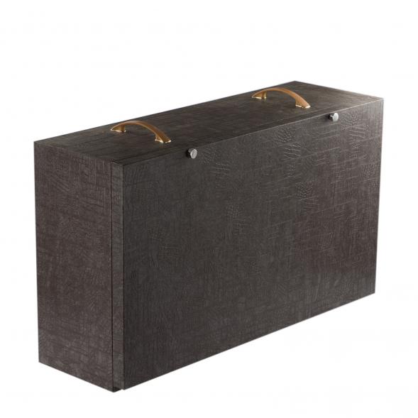 Письменный набор &amp;quot;Сенатор&amp;quot; с лампой камень малахит Златоуст 121154