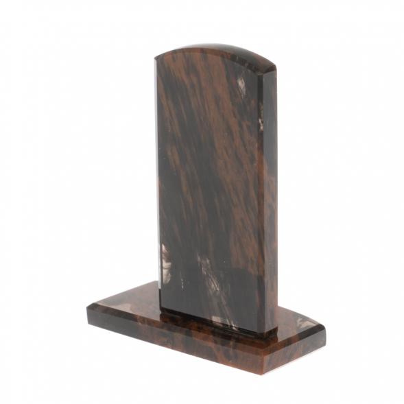 Икона настольная &amp;quot;Образ пресвятой богородицы &amp;quot;Умиление&amp;quot;&amp;quot; камень обсидиан 129656