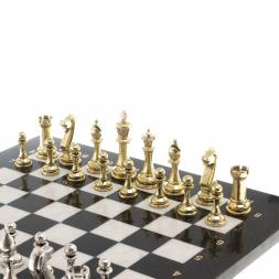 Шахматы турнирные &amp;quot;Стаунтон&amp;quot; доска 40х40 см мрамор