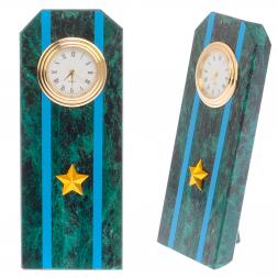 Часы &amp;quot;Погон майор ВВС, ВКС, ВДВ&amp;quot; камень змеевик