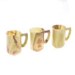 Пивная кружка из оникса 8,5х12,5 см 340 мл (3,5х5)