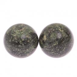 Шары для массажа 4,5 см 2 шт из темного змеевика